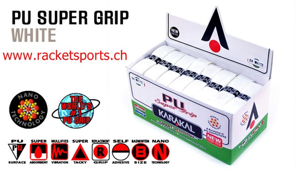 KARAKAL PU Supergrip - das meistverkaufte Griffband weltweit - weiss