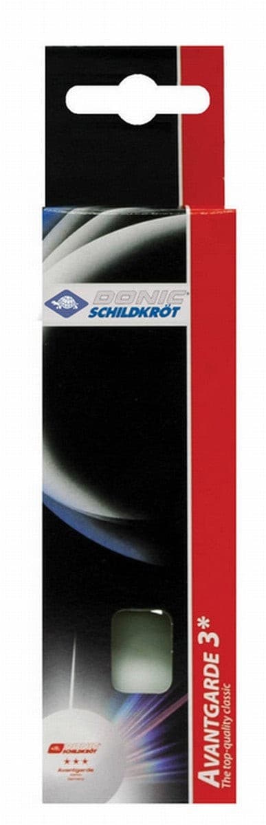 Donic Schildkröt Avantgarde 3 Stern weiss Tischtennisball