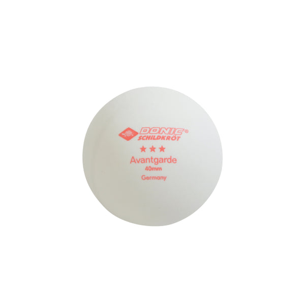 Donic Schildkröt Avantgarde 3 Stern weiss Tischtennisball