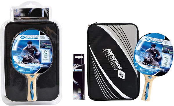 Donic TT-Set Ovtcharov 700 - Schläger - Tasche - 3 Bälle