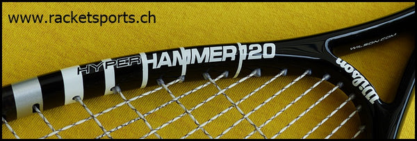 Wilson Hyper Hammer 120 black - das legendäre Squashracket schlechthin