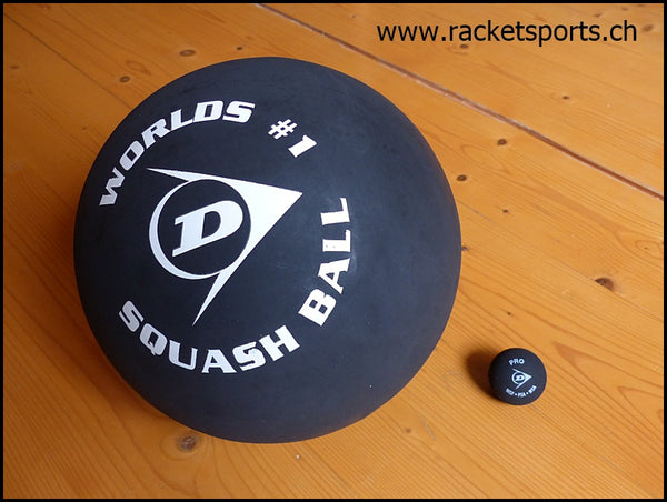 Jumbo- - Dunlop Monster Squashball  24cm Durchmesser  - eine Rarität