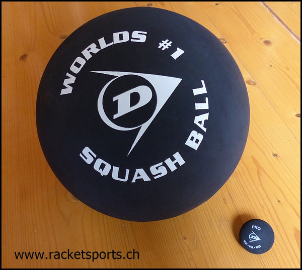 Jumbo- - Dunlop Monster Squashball  24cm Durchmesser  - eine Rarität