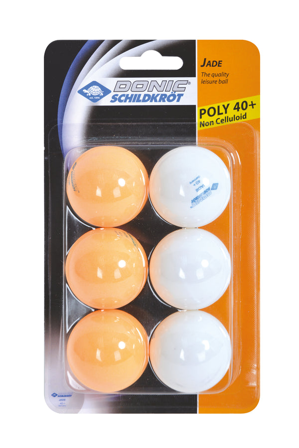 Donic Schildkröt Jade 6 Stück orange-weiss