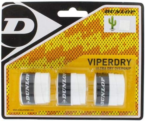 Dunlop Viper Dry Overgrip / 3er / weiss