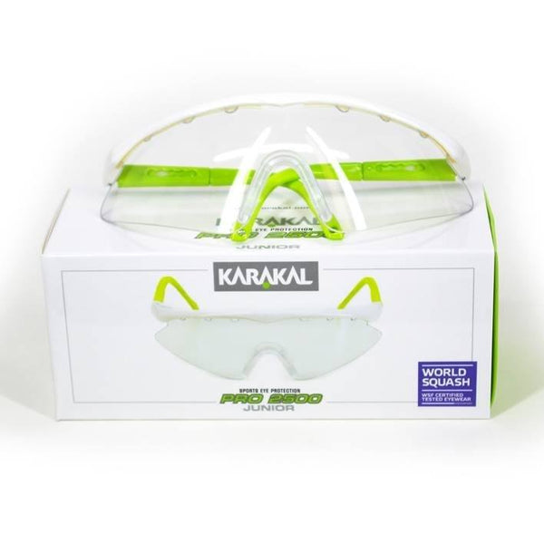 Karakal Pro 2500 / Squashbrille für Junioren und Damen / verstellbare Bügel