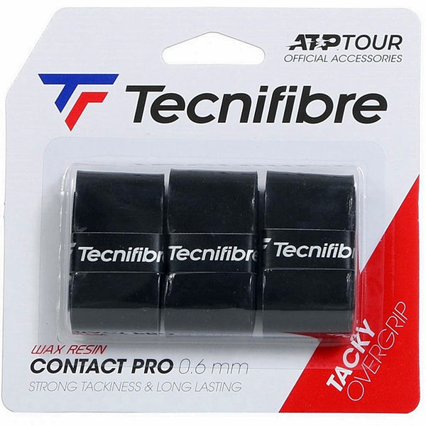 Tecnifibre Contact Pro 3er Tacky Overgrip / schwarz